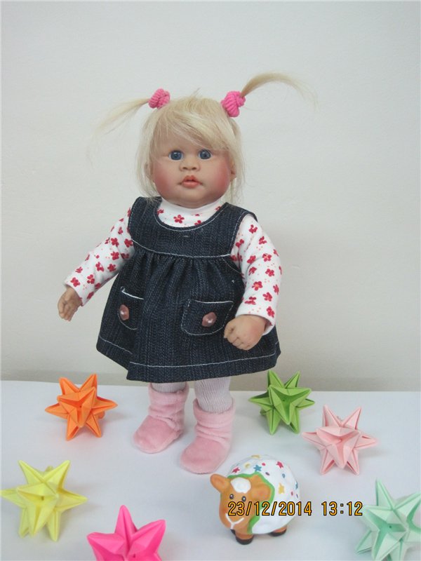 Фросенька. Коллекционная куколка Flori, Rolanda Heimer, Schildkrot (фото 6)