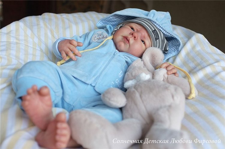 Малыш реборн Ноэль (Noelle by Adrie Stoete). Художник - Любовь Фирсова (фото 5)