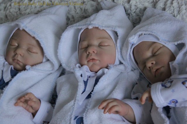 Тройняшки Джошики... Куколки реборн Виктории Вишни