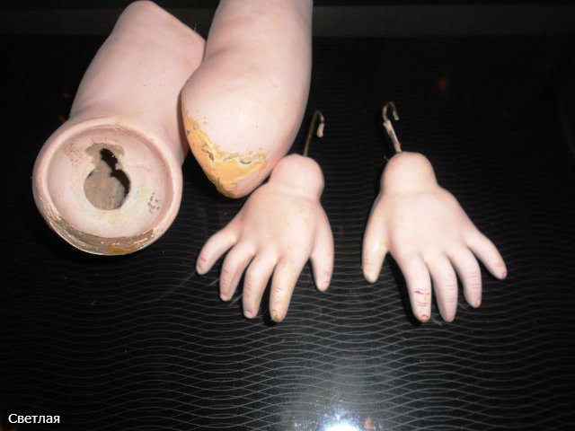 Как я чищу антикварных кукол. Следы времени или грязь? + БОНУС, находим руку мастера