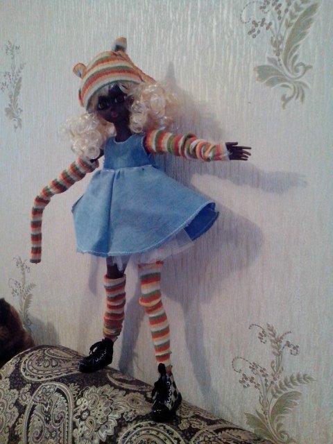 Наряд а-ля "Пеппи Длинный чулок" для "Звезды Подиума" (фото 5)