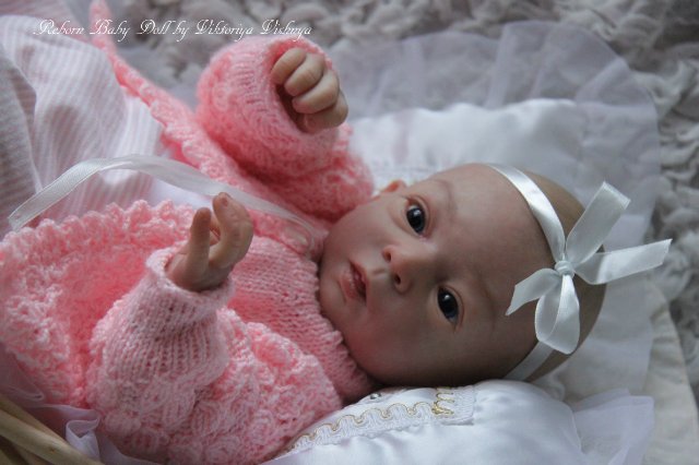 Аделиночка... Куколка реборн Виктории Вишни