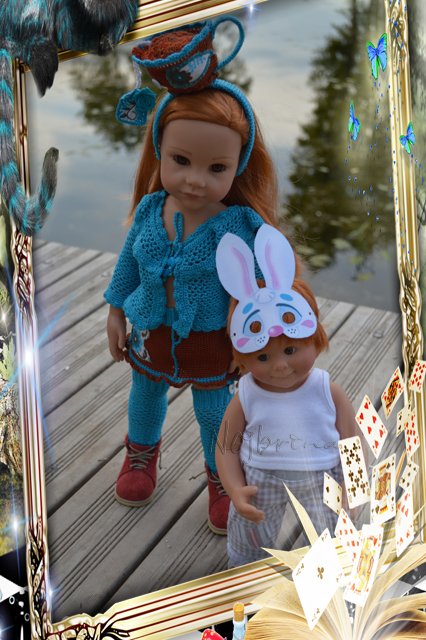 Глава, в которой пьют чай как ненормальные. Кукла Gotz Ханна с собачкой 2013 (фото 3)