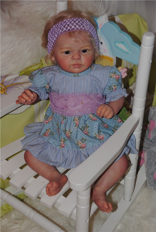 Белокурый котенок реборн Владочка