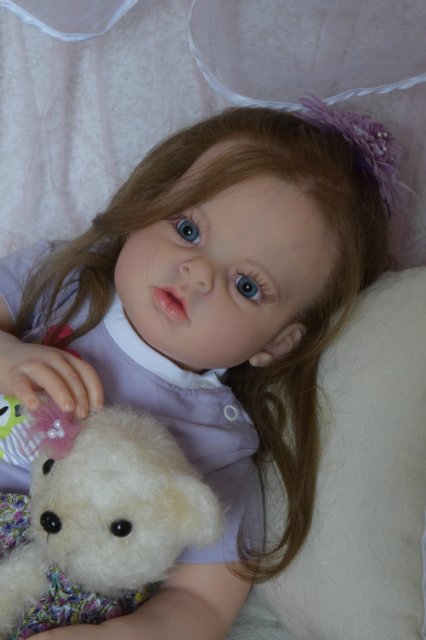 Моя первая большая девочка реборн Ариша