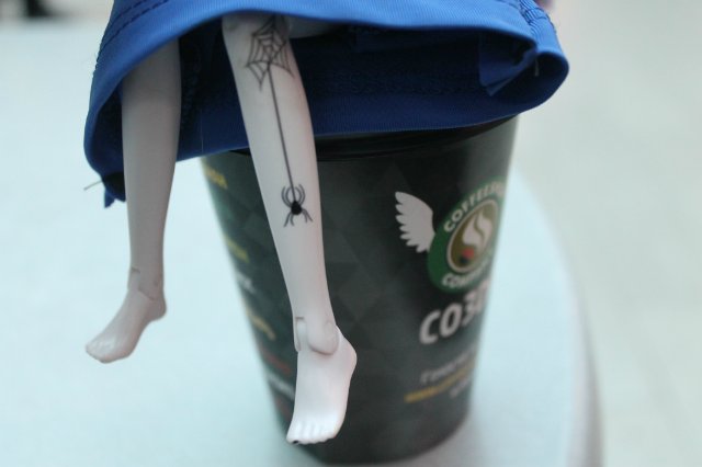 Моя новенькая - голова ooak Монстр Хай Спектра на теле Симба