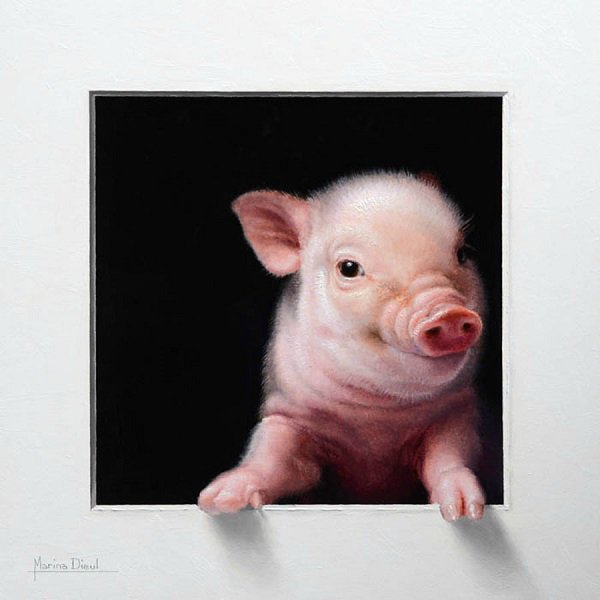 Животные в живописи Марины Диул