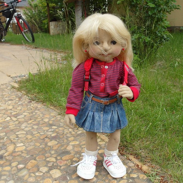 Теплые, фетровые сердца! Текстильные куклы Steffi | Бэйбики Теплые, фетровые сердца! Текстильные куклы Steffi