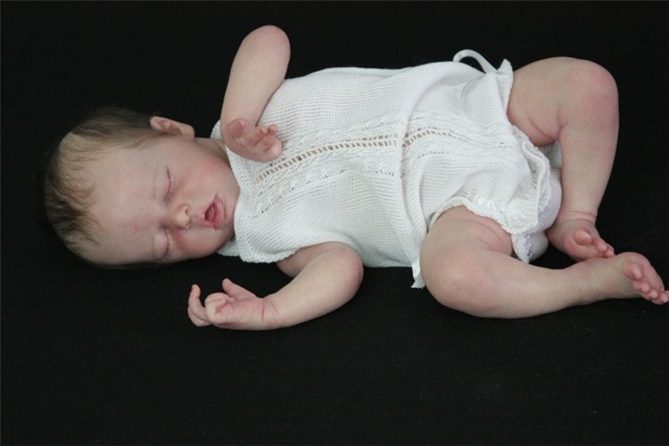 Удивительно реалистичная кукла реборн Елены Киприяновой. Молд Emma by Natalie Scholl