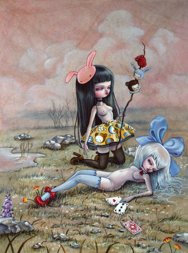 Мрачные и прекрасные куклы художницы Кукула (Kukula) в оригинальных арт иллюстрациях Натали Абрамович. Много фото (фото 5)