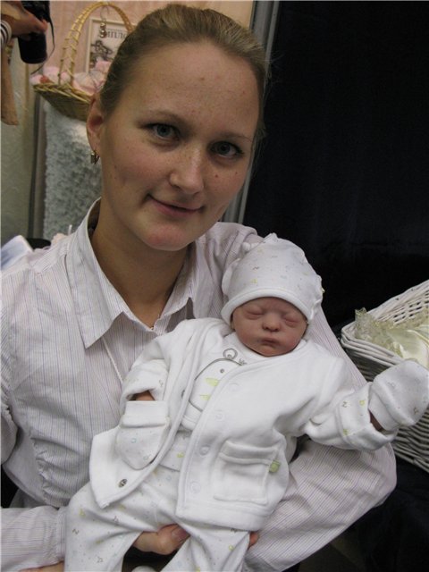 VII Международный салон кукол на Тишинке. Стенд Елены Андреевой и Екатерины Самгиной (фото 2)