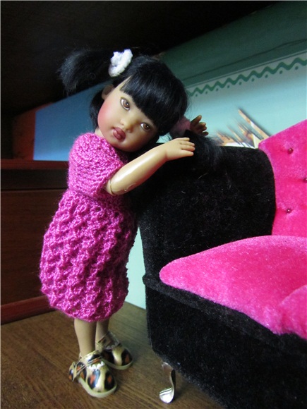 У нас обновка. Коллекционная кукла от Helen Kish (фото 4)