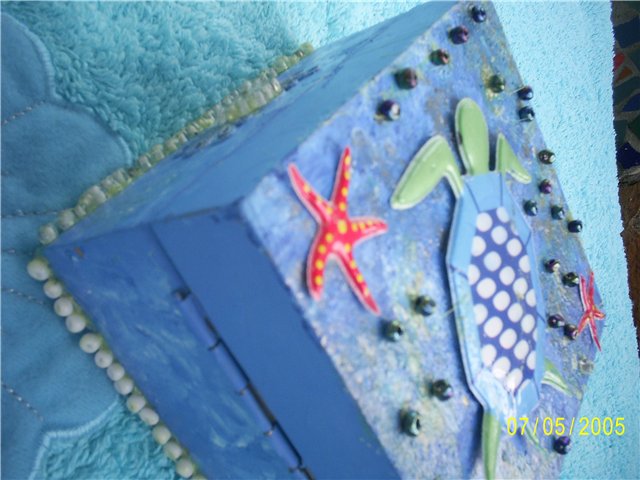 Шкатулка своими руками "Морское Дно" (фото 7)