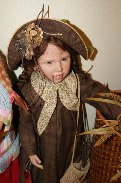 Три осенние принцессы. Коллекционные куклы