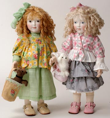 Куклы и аксессуары от супружеской пары Линн и Майкл Роше (Lynne and Michael Roche)