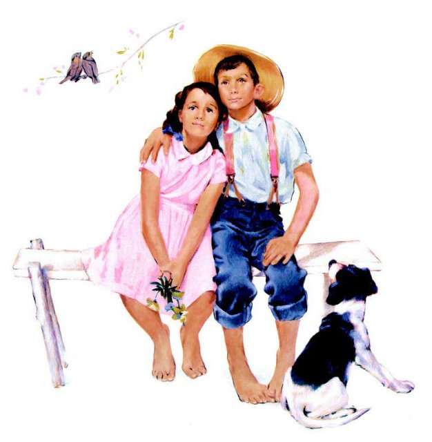 Марк Твен американской живописи. Лиричная и живая старая Америка Нормана Роквелла