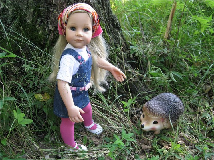 Лесная прогулка с куклой Готц (фото 10)