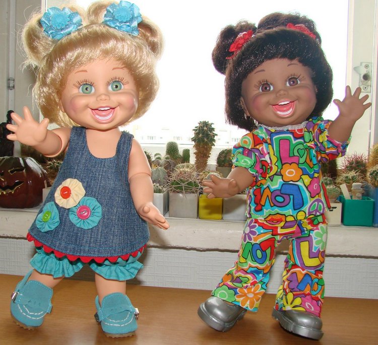 Мой маленький мир кукол — Куклы Galoob Baby Face (Фейсинки): винтаж 90 (фото 7)