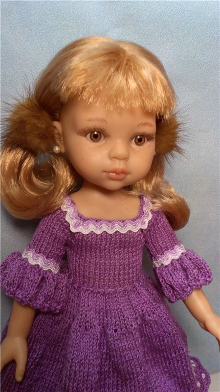 Сиреневое платье для паолочки (фото 7)