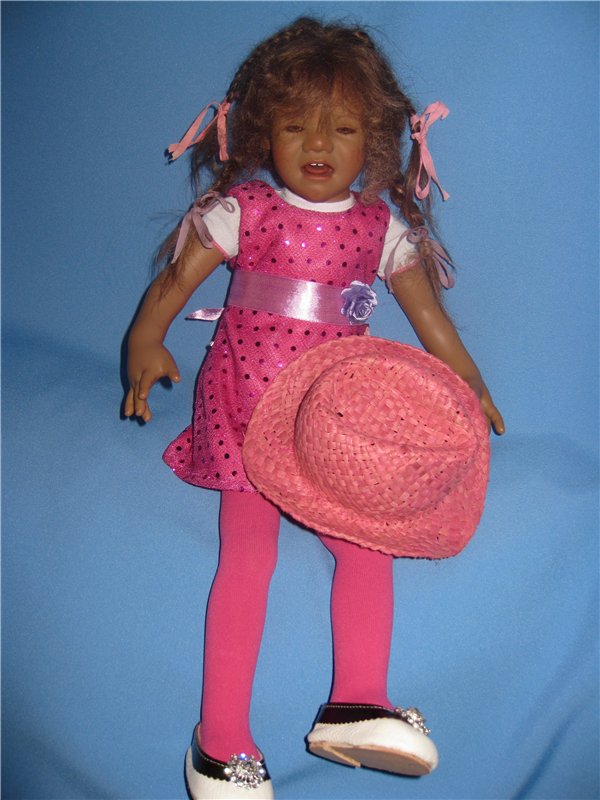 Кто подскажет, как ребенка успокоить? Коллекционная кукла Inke A.Himstedt