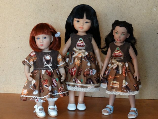 Девочки - конфетки — Одежда и обувь для кукол своими руками: фото