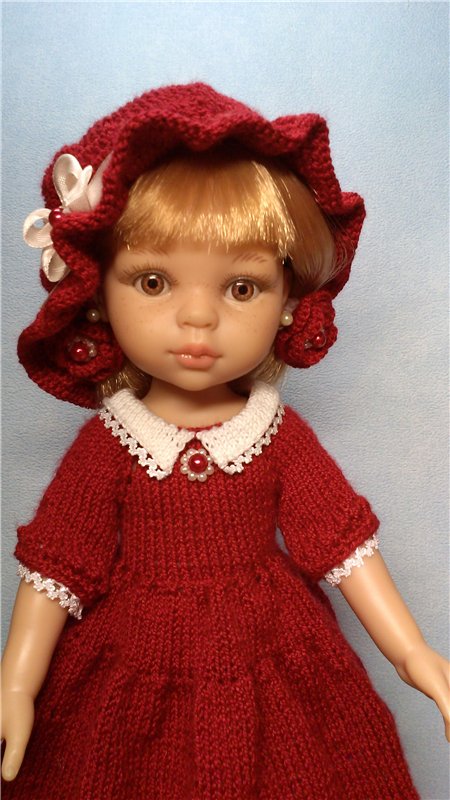 Красное платье | Бэйбики Красное платье — Куклы Paola Reina (Паола Рейна): новинки (фото 4)