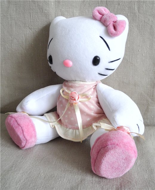 Мягкое чудо котёнок китти (фото 5)