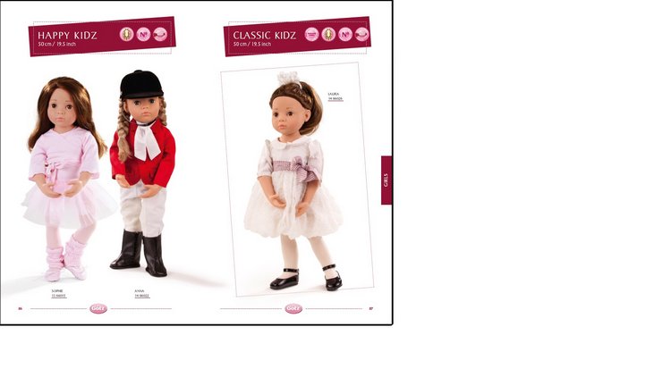 2015 Gotz Catalogue — Куклы Gotz (Готц): Ханна