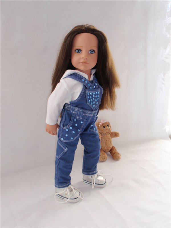 Джинсовая мода для Готц — Одежда и обувь для кукол своими руками: фото (фото 7)