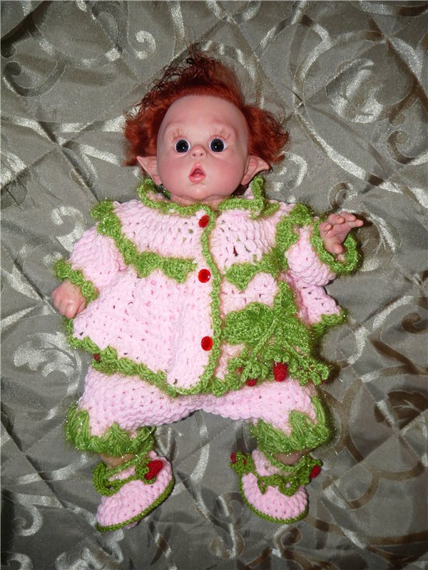 И снова эльфик Лукаша из молдика Офелия, кукла реборн Натальи Фединой, Baby-Zest