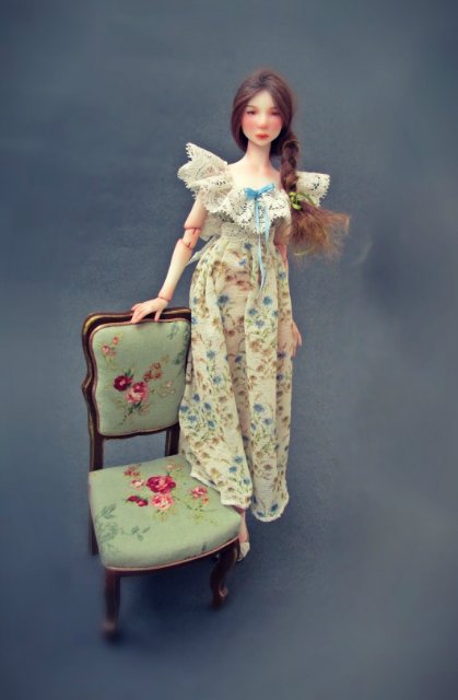 Две красавицы. Авторские шарнирные куклы Варвянской Алины (фото 5)