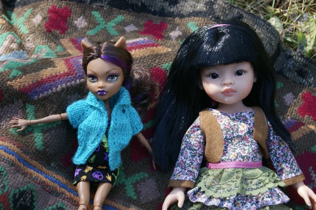 Как Лиу и Клодин за грибами ездили