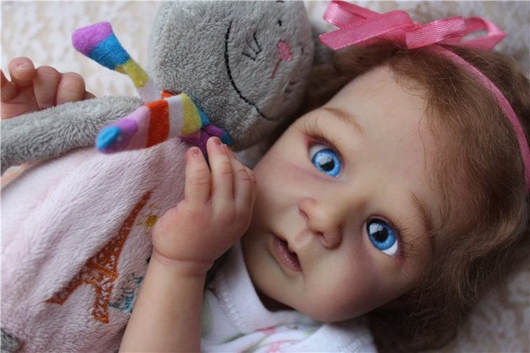 Малышка-реборн из молда Маленка (фото 10)