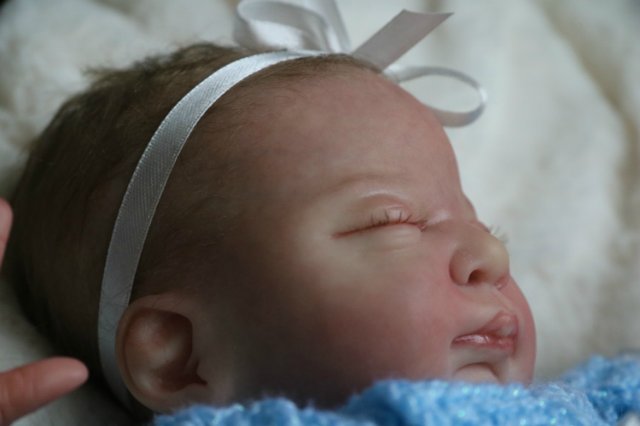 Спящая малышка Рози 2. Куколка реборн Виктории Вишни