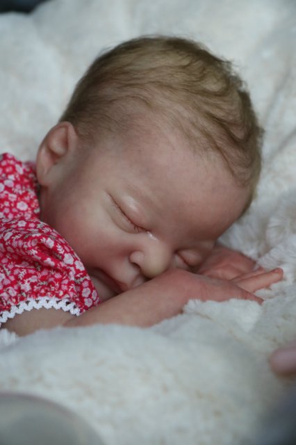 Спящая малышка Рози 2. Куколка реборн Виктории Вишни