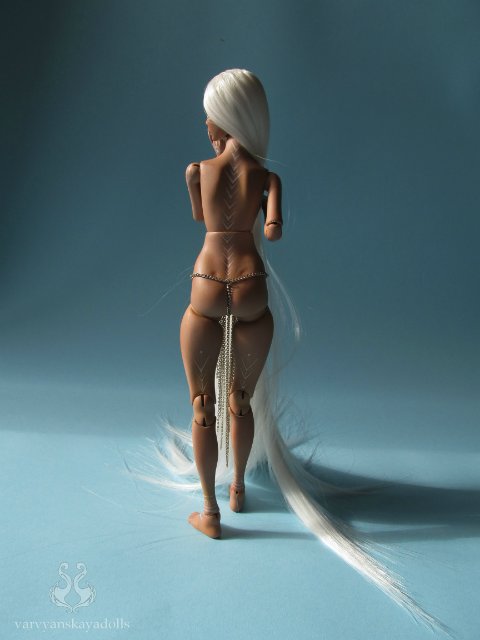 Шарнирная кукла Мизэ - белое солнце (фото 9)