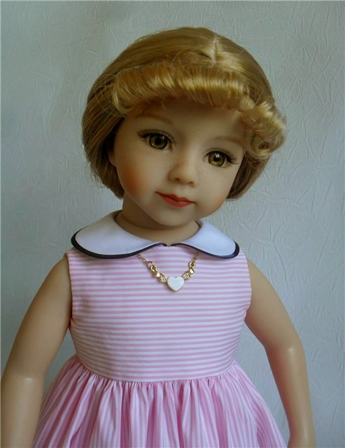 "Кто может быть тебя прелестней?!" Джейми и платье "Голубка". Куклы Maru & friends