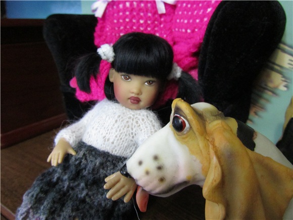 Ричалл,крошка Ри, коллекционная кукла от Helen Kish