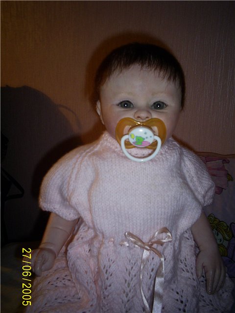 Мой первый вязальный опыт,после долгого перерыва... Для куклы реборн