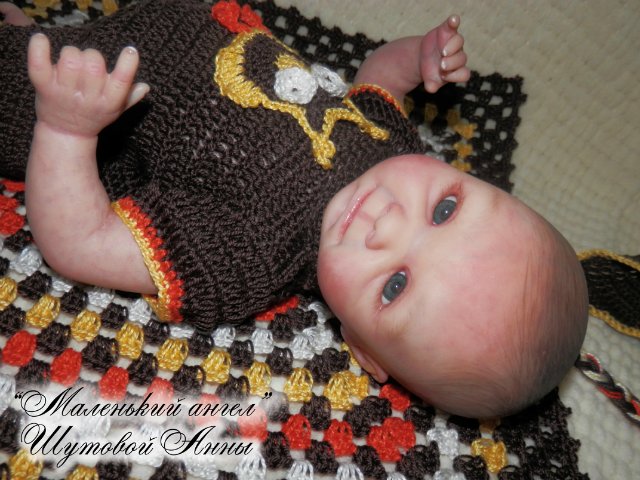 Малышок Филиппок. Кукла реборн Шутовой Анны (фото 7)