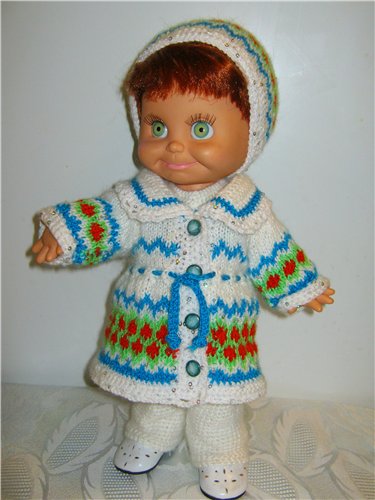 И опять снегири... Комплекты теплой одежды для фэйсинок, паолочек и кукол Готц (фото 5)