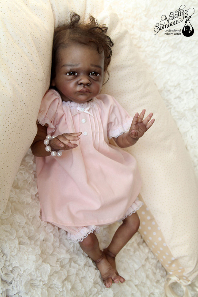 Эвелина. Шоколадка реборн Наталии Сомовой