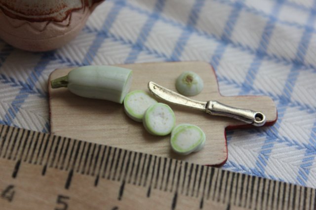 Урожай в коробке с "Фимо". Миниатюра для кукол (фото 4)