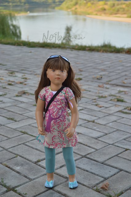 Француженка в провинции. Куклы Sylvia Natterer finouche от Petitcollin и minouche от Kathe Kruse