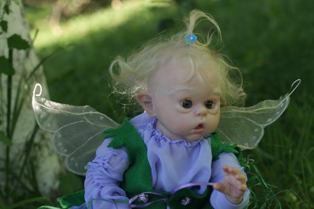 Офелька-стрекоза, куклёныш реборн Элины Кудрявцевой