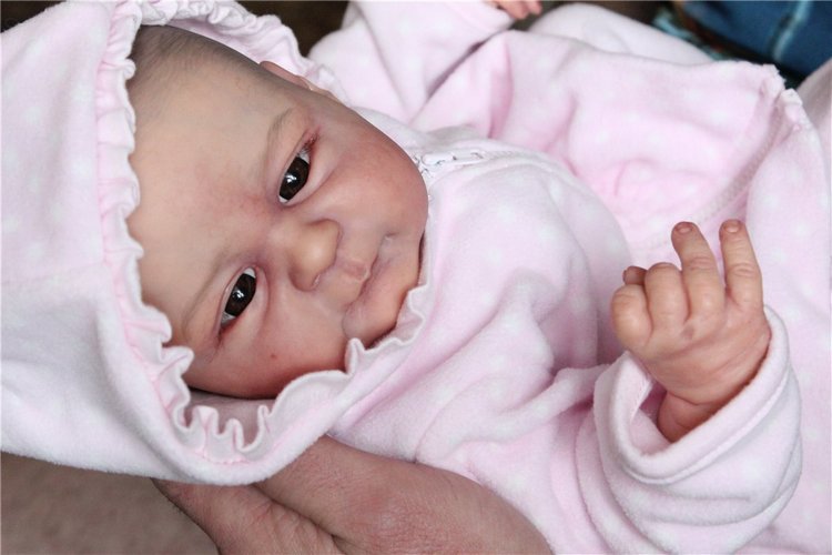 Забавная малышка. Кукла реборн Светланы Преображенской (фото 3)