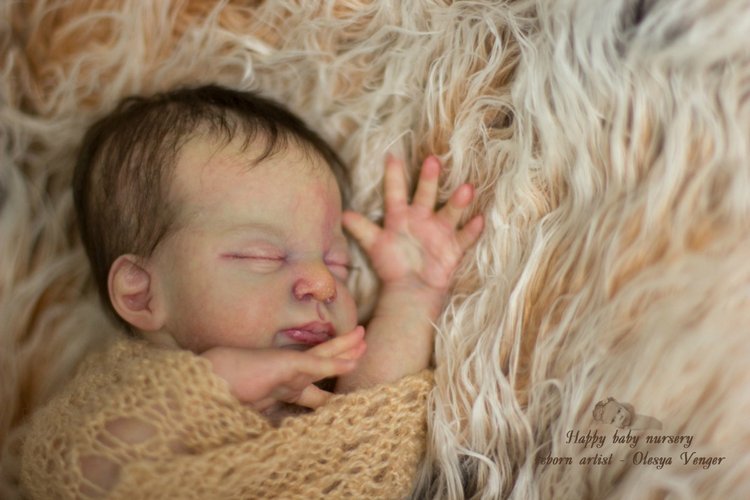 Кроха Торопыжка, недоношенная малышка Рози. Кукла реборн Олеси Венгер