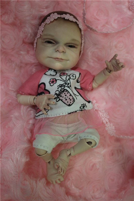 Приехала моя лялька от Лели Дубровиной - первые быстрофото с дороги (фото 3)