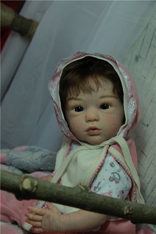 Малышка Карина. Куколка из молда Maike от Gudrun Legler (фото 8)