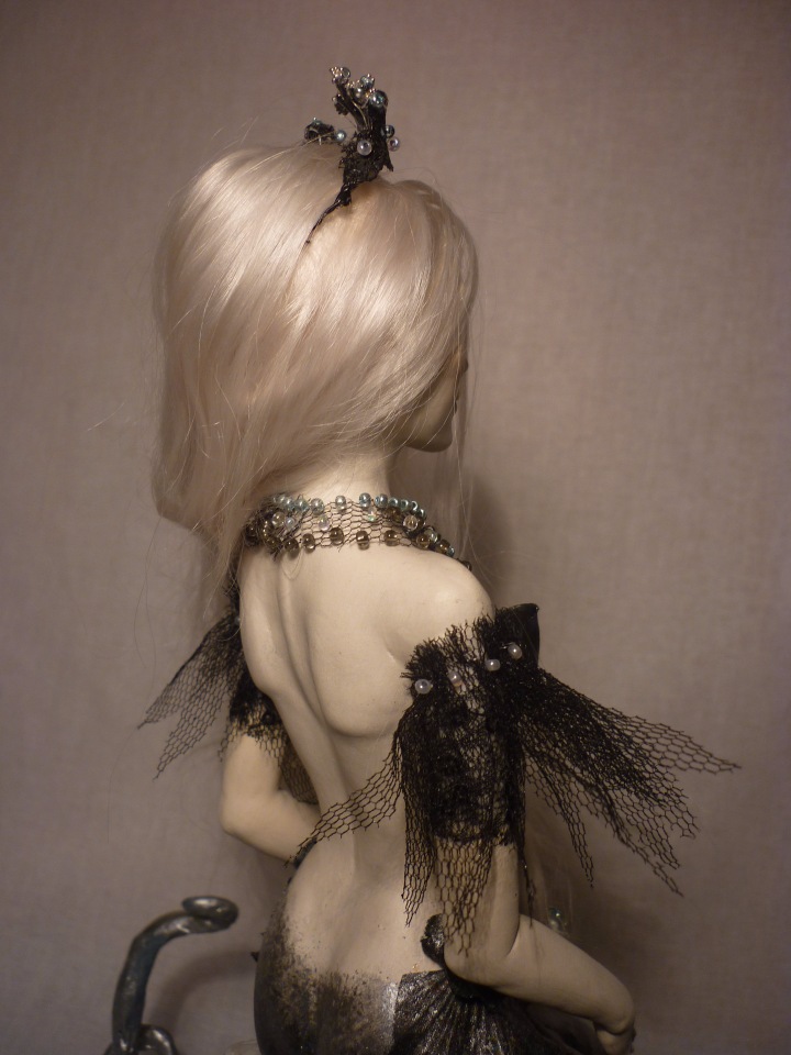 Морская царевна. Авторская кукла ручной работы (фото 5)